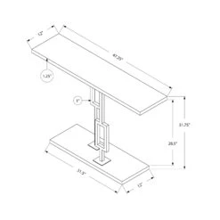Monarch Specialties I 3266 Accent Table, Console, Entryway, Narrow, Sofa, Living Room, Bedroom, Metal, Laminate, Glossy White, Chrome, Contemporary, Modern 8 Monarch Specialties I 3266 Accent Table, Console, Entryway, Narrow, Sofa, Living Room, Bedroom, Metal, Laminate, Glossy White, Chrome, Contemporary, Modern -Home Furniture Shop 0026efed3b574444874e669e6b4298b8