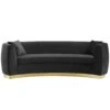 Resolute Curved Performance Velvet Sofa -Home Furniture Shop 010ca9cad4e84600bea5685716f56e03