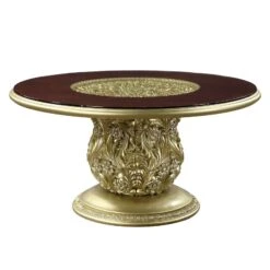Cabriole DINING TABLE Gold Finish DN