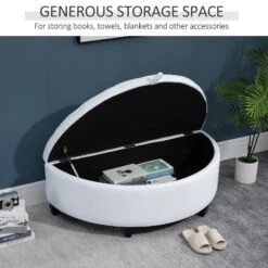 Half Moon Modern Luxurious Polyester Fabric Storage Ottoman Bench With Legs Lift Lid Thick Sponge Pad For Living Room, White 11 Half Moon Modern Luxurious Polyester Fabric Storage Ottoman Bench With Legs Lift Lid Thick Sponge Pad For Living Room, White -Home Furniture Shop 06c0b79e93cf4c96bbbd524cd9cd1de5