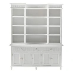 Belen Kox Classic White Kitchen Storage Hutch Cabinet, Belen Kox