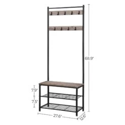 BreeBe Entryway Coat Rack 12 BreeBe Entryway Coat Rack -Home Furniture Shop 11041d66e21141d19154cc61cf8d7a6a