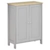 Storage Cabinet, Double Door Cupboard With 2 Adjustable Shelves, For Living Room, Bedroom, Or Hallway, Grey 2 Storage Cabinet, Double Door Cupboard With 2 Adjustable Shelves, For Living Room, Bedroom, Or Hallway, Grey -Home Furniture Shop 198599f4c85b4025aed35d60f69e0135