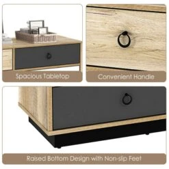 6 Drawers Double Dresser Accent Storage Tower For Bedroom Hallway Entryway 9 6 Drawers Double Dresser Accent Storage Tower For Bedroom Hallway Entryway -Home Furniture Shop 19f444ef7ceb403598bd58f82f23c248