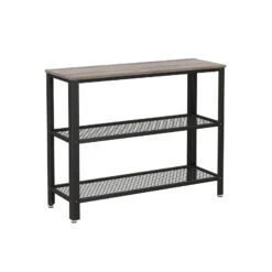 BreeBe Mesh Shelves Hallway Table