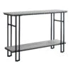 HomeRoots Rectangular Grey With Black Metal Hall Console Accent Table 2 HomeRoots Rectangular Grey With Black Metal Hall Console Accent Table -Home Furniture Shop 1b0c886ce70d4568ada7c7e6a1cd5096