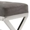 Uttermost Bijou Gray Fabric Bench -Home Furniture Shop 2343020A