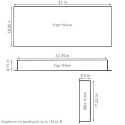 Sunnydaze Decor Sunnydaze Modern Flame Wall-Mounted Electric Fireplace 12 Sunnydaze Decor Sunnydaze Modern Flame Wall-Mounted Electric Fireplace -Home Furniture Shop 24b26efd2cb649cc8ec867964056f88c