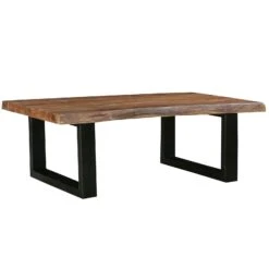Acacia Sled Base Farmhouse Coffee Table -Home Furniture Shop 3450db388a244481acd82f64b9ec5c52