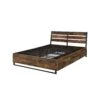ACME Juvanth Eastern King Bed W/Storage, Rustic Oak & Black Finish -Home Furniture Shop 394358b91a914f72b471343179f22281