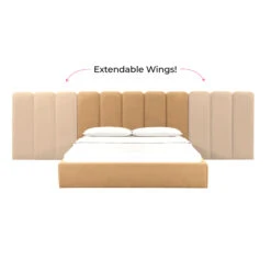 Palani Bed With Wings -Home Furniture Shop 3ac9634ea0e8444ba09b16e778fce673