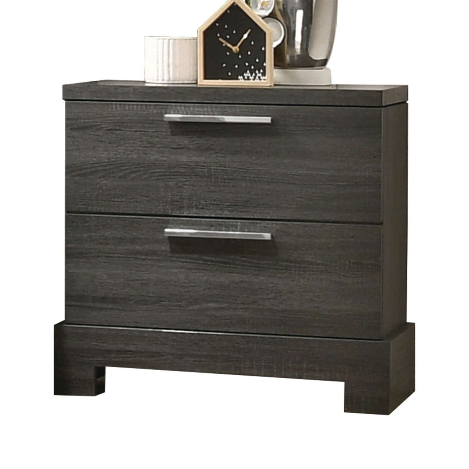 ACME Lantha Nightstand, Gray Oak 3 ACME Lantha Nightstand, Gray Oak