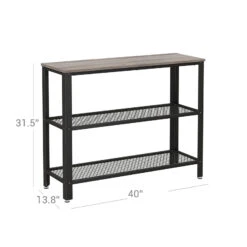 BreeBe Mesh Shelves Hallway Table -Home Furniture Shop 3fc0a144daab4774aa30f686481db097