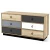 6 Drawers Double Dresser Accent Storage Tower For Bedroom Hallway Entryway -Home Furniture Shop 4228246a9c21447999c35e1c7f5b44db