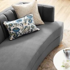 Encompass Channel Tufted Performance Velvet Curved Sofa Gray EEI-4134-GRY 16 Encompass Channel Tufted Performance Velvet Curved Sofa Gray EEI-4134-GRY -Home Furniture Shop 427dc044a23543b7ae8a6ff081030bb3