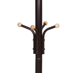 BreeBe Espresso Metal Coat Rack -Home Furniture Shop 43e2d2f3c9314a0080399c307735e51c