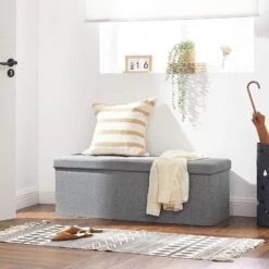 BreeBe Storage Ottoman With Flip-Up Lid -Home Furniture Shop 4afda4ffae36488f998ccfec291399b6