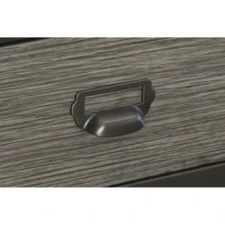 1pc Counter Height Table With Storage Drawers Display Shelves Gray Gunmetal Finish Casual Style Dining Furniture 13 1pc Counter Height Table With Storage Drawers Display Shelves Gray Gunmetal Finish Casual Style Dining Furniture -Home Furniture Shop 4c34a647e29e4f7cb8a86952e7aaa12d