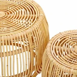 Azrina Rattan Nesting Tables -Home Furniture Shop 50e34791c3c641fe9e368326c88bbe1c