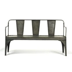 Zentique Adrienne Iron Chair- 60 X 34 X 20 In.