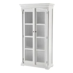 Belen Kox Classic White Double Glass Door Vitrine Cabinet, Belen Kox -Home Furniture Shop 5da0e34ece964d5ab0fe3bdcb0161178