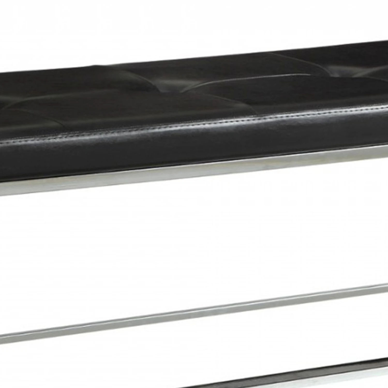 Stylishly Compelling Bench, Black - Benzara 6 Stylishly Compelling Bench, Black - Benzara - Image 4
