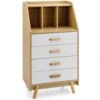 4-Drawer Dresser With 2 Anti-Tipping Kits For Bedroom -Home Furniture Shop 69f6475517c642d58cd9faa160801951