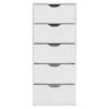 DEPOT E-SHOP Houma 5 Drawers Narrow Dresser, Slim Storage Chest Of Drawers 2 DEPOT E-SHOP Houma 5 Drawers Narrow Dresser, Slim Storage Chest Of Drawers -Home Furniture Shop 6b4cf345a1324f609cb6972df6d80ab7
