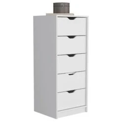 DEPOT E-SHOP Houma 5 Drawers Narrow Dresser, Slim Storage Chest Of Drawers 9 DEPOT E-SHOP Houma 5 Drawers Narrow Dresser, Slim Storage Chest Of Drawers -Home Furniture Shop 6b8d11ff0dee4802a53ce634cbe0be86