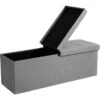 BreeBe Storage Ottoman With Flip-Up Lid