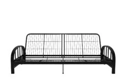 Abel Contemporary Sturdy Futon Sofa Bed And Couch Sleeper Frame