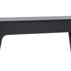 Lue 47 Inch Wood Console Sofa Table, 1 Drawer, Bottom Shelf, Black-Benzara -Home Furniture Shop 726b43480cda4cde9b2692cf229d70f5