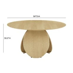 Emil Oak Round Dining Table 11 Emil Oak Round Dining Table -Home Furniture Shop 72b0c17b107641dbbcd05aff69dad8d4