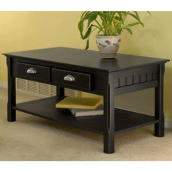 Winsome Timer - Coffee Table - Drawers And Shelf -Home Furniture Shop 730f30d249764a8ca0d9b9ea756be3cf