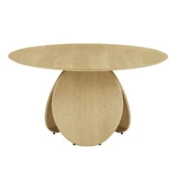 Emil Oak Round Dining Table