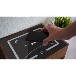 NIGHTSTAND WITH WIRELESS CHARGING STATION -Home Furniture Shop 79391d81822d432580621b77c669f40f