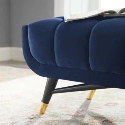 Adept 47.5" Performance Velvet Bench-Benzara 14 Adept 47.5" Performance Velvet Bench-Benzara -Home Furniture Shop 7c0fe146427347f7b6c65f882ffed6e9