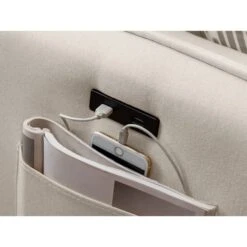 Ranon 70 Inch Sectional Chaise Sofa, USB Charging Port, Side Pocket, Beige-Benzara 10 Ranon 70 Inch Sectional Chaise Sofa, USB Charging Port, Side Pocket, Beige-Benzara -Home Furniture Shop 7de028e836a649e886a8855a5751fb11