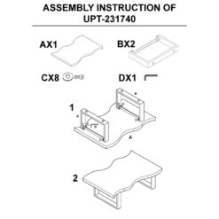 Acacia Sled Base Farmhouse Coffee Table -Home Furniture Shop 8ef750a3843b41cc97fd13e718fd25a1