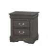 ACME Louis Philippe Nightstand, Dark Gray -Home Furniture Shop 8f6a518355134c72b746e97a6a3e508f