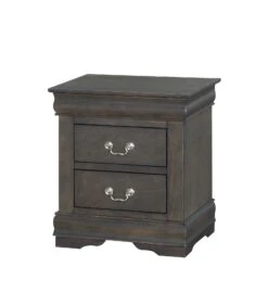 ACME Louis Philippe Nightstand, Dark Gray