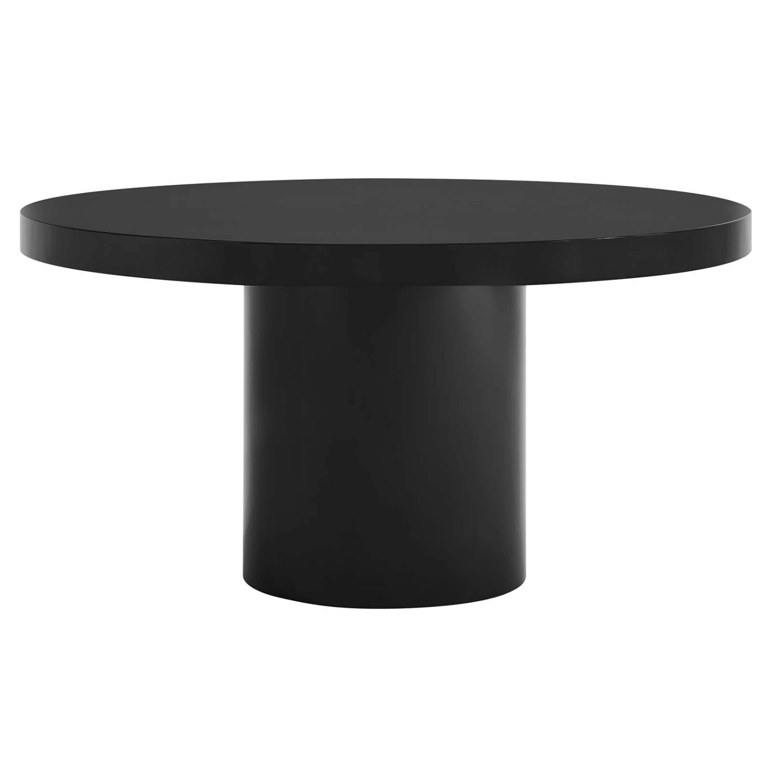Modway - Gratify 60" Round Dining Table Black 3 Modway - Gratify 60" Round Dining Table Black