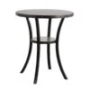 36 Inch Round Wood Bar Table With Flared Legs, Gray- Benzara 2 36 Inch Round Wood Bar Table With Flared Legs, Gray- Benzara -Home Furniture Shop 95e2defd6ca8492596881a09033a8563