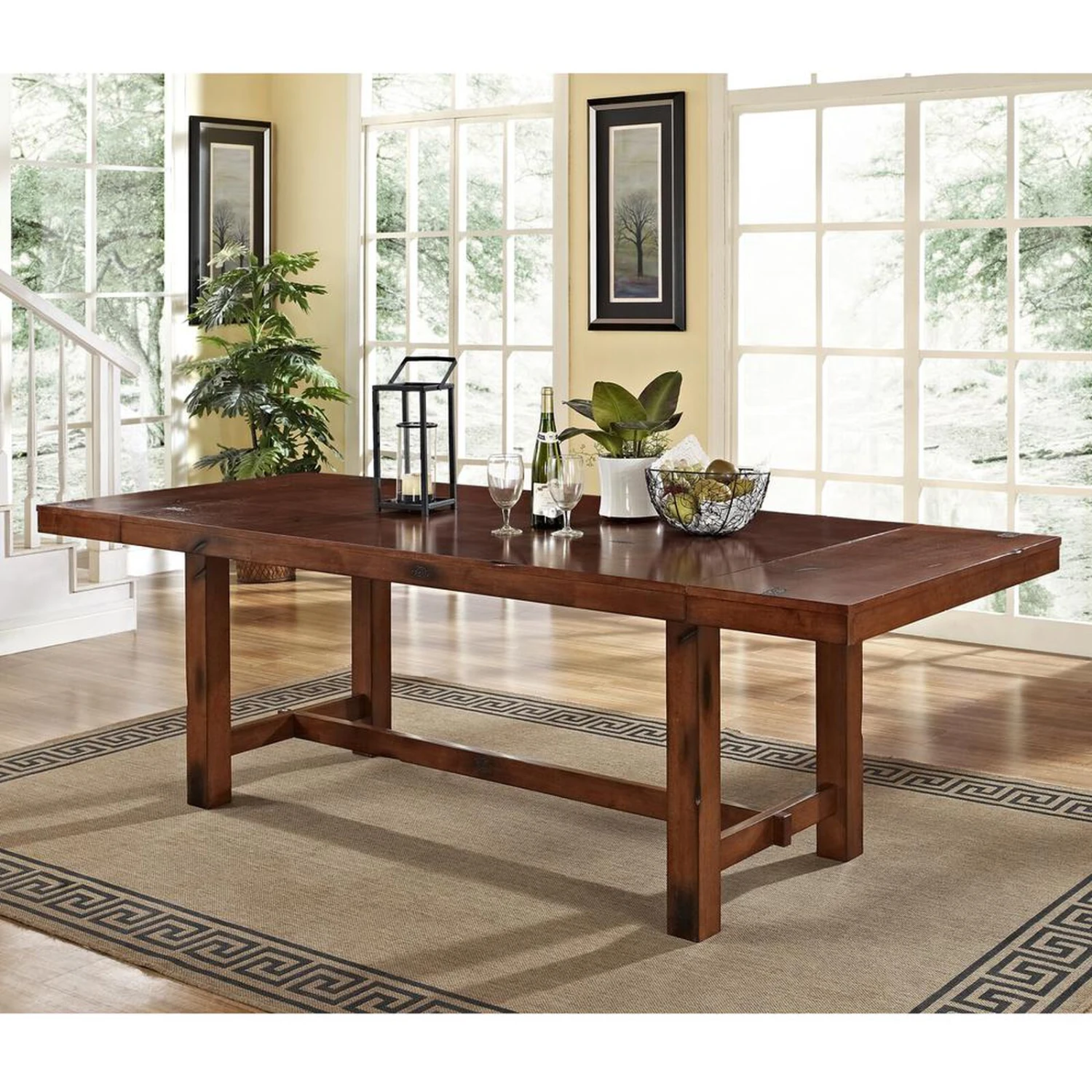 Belen Kox Rustic Oak Extendable Dining Table - Harvest, Belen Kox 4 Belen Kox Rustic Oak Extendable Dining Table - Harvest, Belen Kox - Image 2