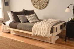 Monterey Futon With Storage Drawers In Antique White Finish With Marmont Thunder Mattress 12 Monterey Futon With Storage Drawers In Antique White Finish With Marmont Thunder Mattress -Home Furniture Shop 9c13c921878c4e4ba3c770d216fb4ab0