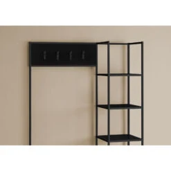 Monarch Specialties I 4510 Bench, Entryway, Hallway, Storage, Organizer, Coat Rack, Hall Tree, Metal, Laminate, Black, Contemporary, Modern 9 Monarch Specialties I 4510 Bench, Entryway, Hallway, Storage, Organizer, Coat Rack, Hall Tree, Metal, Laminate, Black, Contemporary, Modern -Home Furniture Shop 9d06a85b659b4440a9df48994b2c726e