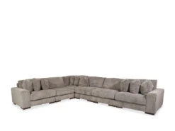 Ashley Lindyn Six-Piece Striped Sectional