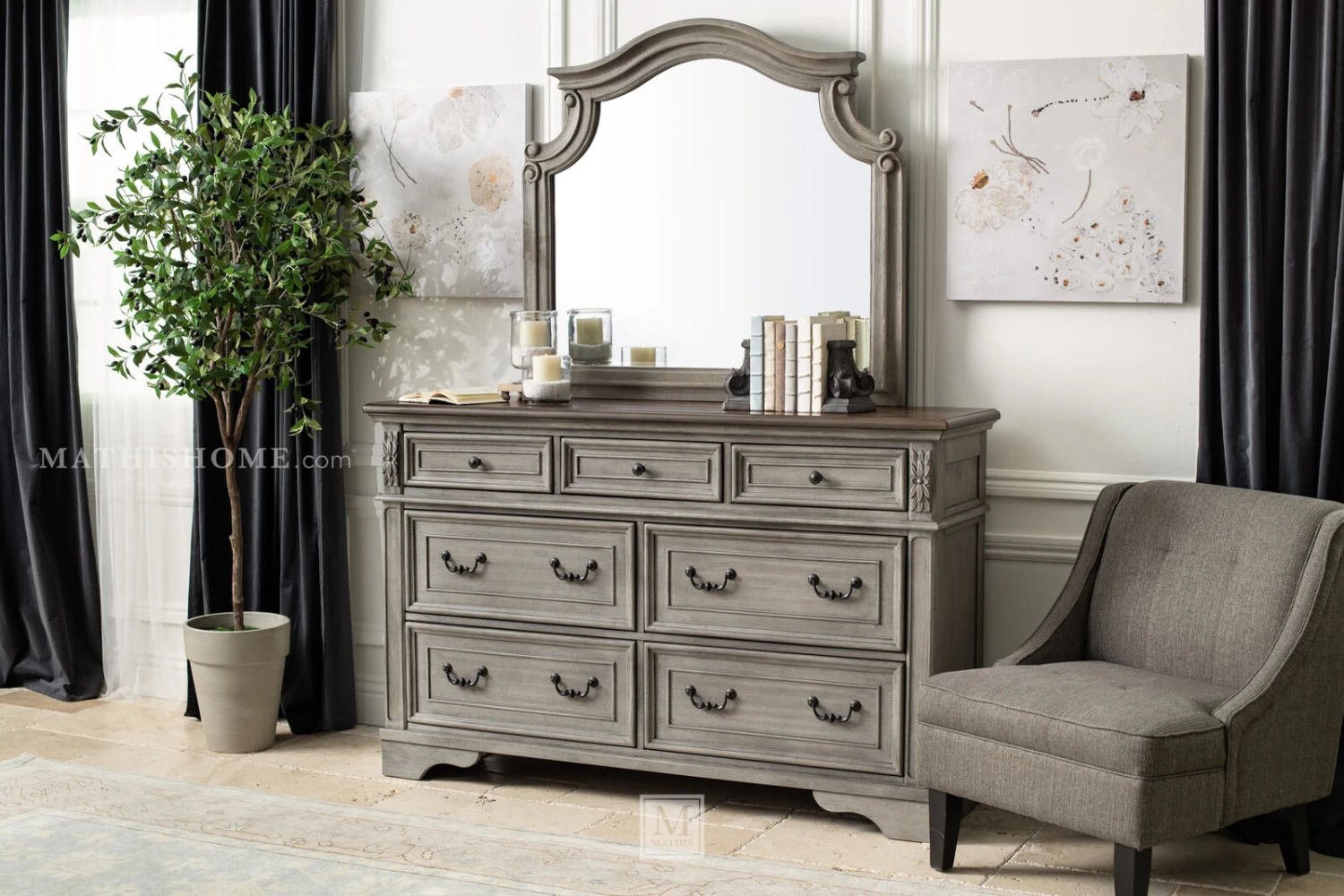 Ashley Lodenbay Dresser And Mirror 4 Ashley Lodenbay Dresser And Mirror - Image 2