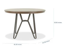 Ashley Centiar Dining Table -Home Furniture Shop ASH D372 15 dim