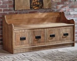 Ashley Garrettville Storage Bench -Home Furniture Shop ASHDS A4000093 02